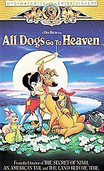 all dogs go to heaven vhs 2000 clam shell family