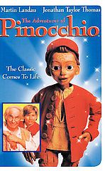 The Adventures of Pinocchio VHS, 1996, Clamshell