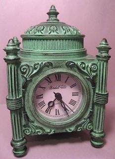 Marshall Fields Collectible Green Clock – Working, No Box