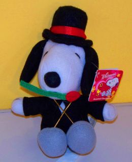 CHARLIE BROWN WHITMANS CANDY PEANUTS GANG~7 SNOOPY BEAGLE~Plush 