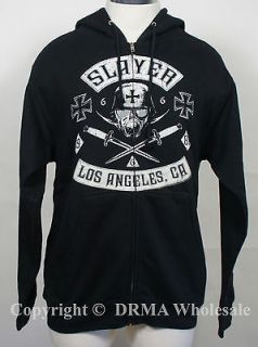 authentic slayer band tribe zipup hoodie s m l xl xxl new