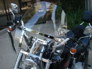 WINDSHIELD for Harley Heritage Springer Sportster Dyna Glide Softail 
