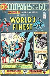 WORLDS FINEST #228 SUPERMAN BATMAN 100 PAGE GIANT VGFN (5.0)