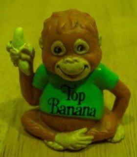 1981 VINTAGE Shirt Tales BOGEY THE MONKEY APE 2 Plastic Toy Figure