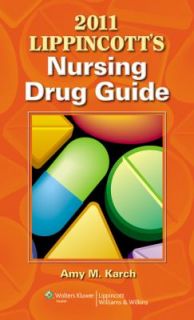   Drug Guide 2011 by Karch and Amy M. Karch 2010, Hardcover