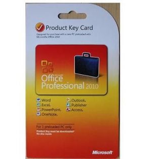 MS Office Professional 2010 Microsoft office 2010 professional product 
