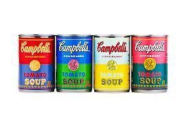 50th Anniversary RARE Target Campbells Tomato Soup Cans Andy Warhol 