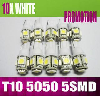   Pure White 5 SMD LED T10 Dome Light Bulbs 921 927 2825 2821 2886x #S6