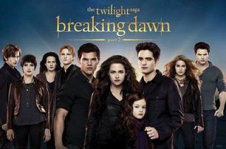TWILIGHT POSTER The Twilight Saga Breaking Dawn Part Two Cast OFFICIAL 
