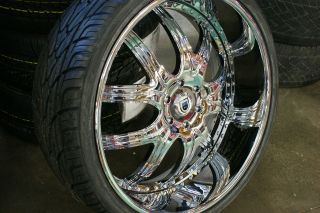   Inch Asanti AF150 7 Inch Lip Kumho AF 150 Chrome Wheels Rims Escalade