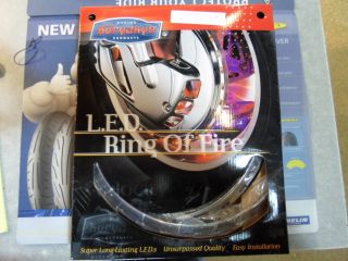 GL1800 KURYAKYN LED Ring of Fire Front Rotor Covers Lights AMBER 568 