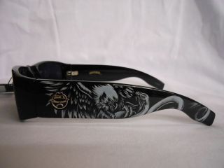LowRider Shades SUPREMES EAGLE Authentic Black Sunglasses NWT New With 