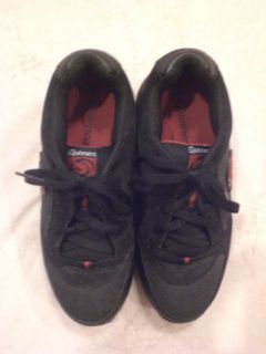 black and red Spinners boys size 6 shoes,,,EUC