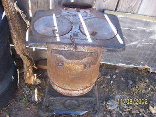 Cast Iron Antique Abendroth Laundry No 10 Wood Burning Water Heating 