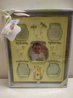 DISNEY BABY WINNIE THE POOH MILESTONE PICTURE PHOTO FRAME FIRST DAY 