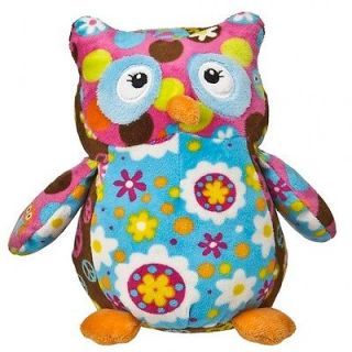 Mary Meyer Olio Owl Blue Print Pizzazz Embroidered 7 Soft Machine 