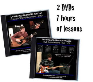 Learn to Play Guitar DVD Lessons BEGINNERS Chords, Rhythm, Harmony 