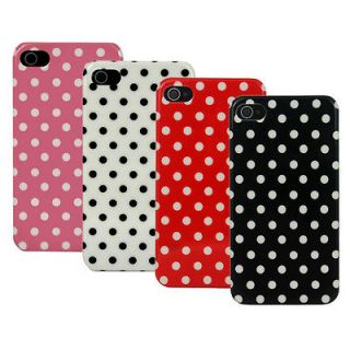 Hot Sale 4pcs Small Spots Hard Cases Cover for Apple Iphone 4 4th 4G 