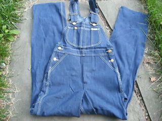 vintage deadstock lee rigid denim jeans bib overalls pick 1 pants 