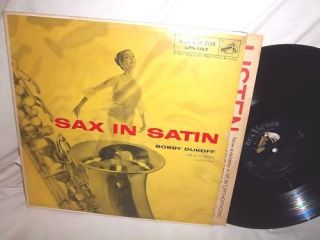 bobby dukoff sax in satin jazz vinyl lp time left
