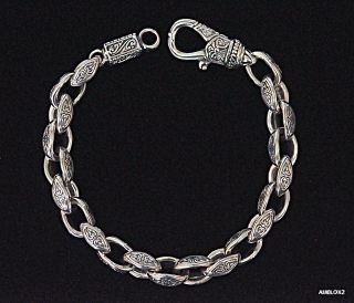 Fabulous New KONSTANTINO Mens 925 Sterling Silver Oval Link Chain 