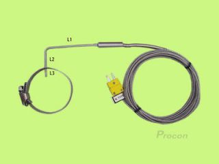   Thermocouple EGT Sensors for Measuring Exhaust Gas Temperature Clamp