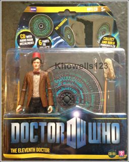 NEW Dr Who The Eleventh Doctor Fez & Mop 5 Figure from Pandorica 