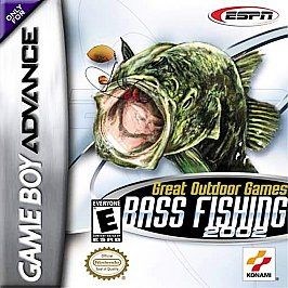 ESPN Great Outdoor Games Bass 2002 Nintendo Game Boy Advance, 2001 
