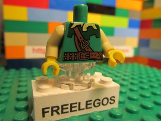 Lego ARCHER WOODSMAN ROBIN HOOD minifigure green TORSO   quantity x 1 