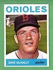 1964 topps 161 dave mcnally a orioles nm buy it