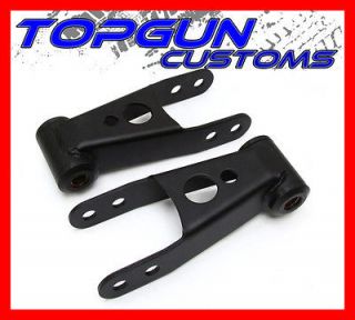 2004 2012 Ford F150 1 2 Rear Lowering Drop Shackles Leveling Kit 2WD 