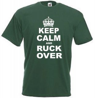 tigers keep calm and ruck over leicester rugby t shirt
