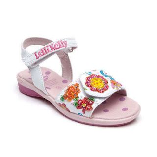New Lelli Kelly Girls Cute Bee Velcro Floral Sandals size EUR 26/ US 9