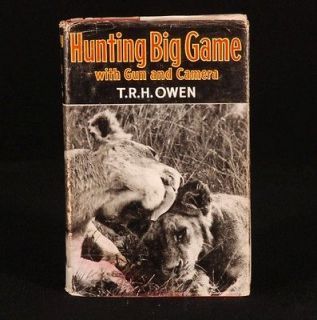 1960 hunting big game by thomas richard hornby owen from