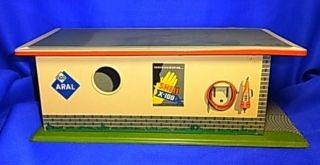 vintage tin toy garage arnold germany us zone from germany