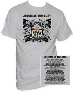 thin lizzy jail break tour xx large t shirt
