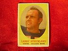 1958 Topps Larry Strickland card / GD VG / #99 / Chicago Bears / North 