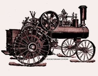 Steam Engine FARM TRACTOR traction engine boiler equipments implements 