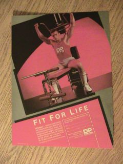 1985 dp fit for life advertisement weightlifting ad man time