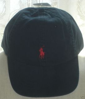 nwt new polo ralph lauren baseball cap hat black new