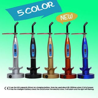 Dental wireless cordless LED curing light cure lamp New 1500mw for 