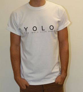 YOLO YOU ONLY LIVE ONCE DRAKE LIL WAYNE YOUNG MONEY TSHIRT T SHIRT 
