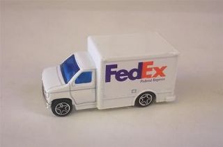 FED EX Delivery Ford Box Van Cab Truck Matchbox Superfast Diecast Toy 