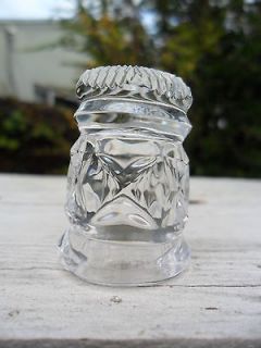 lovely vtg waterford lead crystal thimble ex cond see  30 