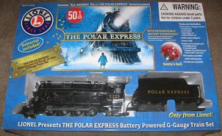 New Lionel The Polar Express Battery Powered G Gauge Train Set 7 