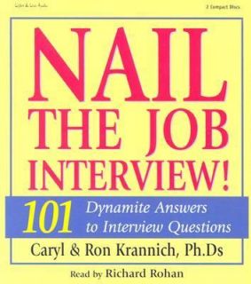 Nail the Job Interview by Ronald Krannich and Caryl Krannich 2004, CD 