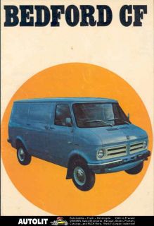1975 bedford cf van truck brochure sweden 