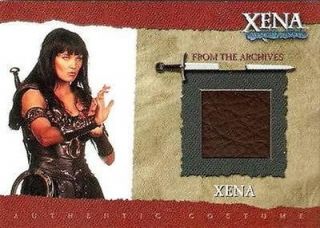 Warrior Princess Limited Edition Authentic XENA Costume card R2