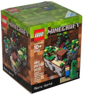 2012 LEGO MINECRAFT #21102 MICROWORLD MISB NEW SEALED IN HAND