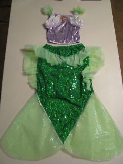 wdw disney ariel little mermaid 2 piece costume sz s